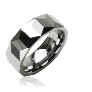 Tungsten prism ring