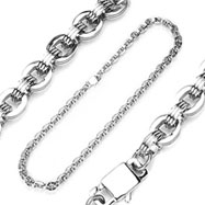 316L Stainless Steel Three Layer O Ring Chain