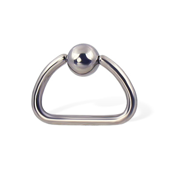 Titanium D-ring, 14 ga