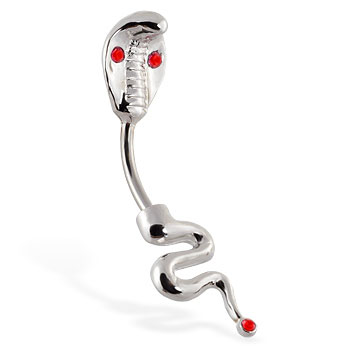 Cobra Belly Button Ring