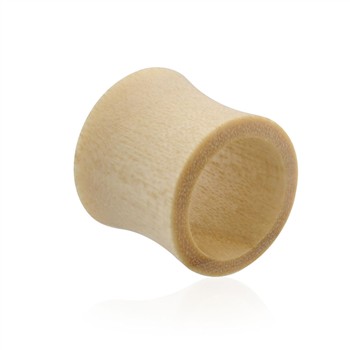 Pair Of Natural Blonde Wood Saddle Tunnels
