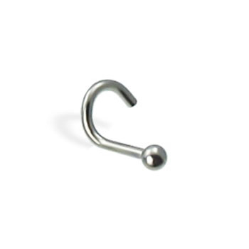 Nose Screw with Ball, 18 Ga
