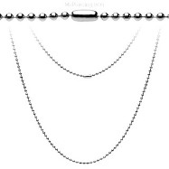20" Small Steel Ball Chain Necklace