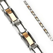 316L Stainless Steel Multi Colored Link Bracelet