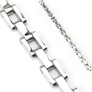 316L Stainless Steel Square Link Chain Bracelet
