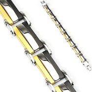 316L Stainless Steel IP Tripod Bracelet