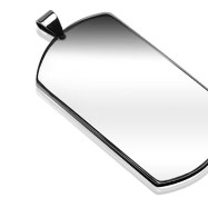 316L Stainless Steel (X-Large Size) Plain Dog Tag Pendant