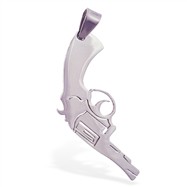 Stainless steel hand gun pendant