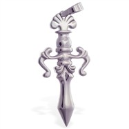 Stainless steel sword pendant