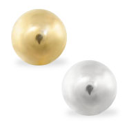 14K Gold Replacement Captive Ring Ball