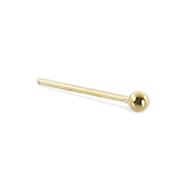 9K Yellow Gold Nose Stud With 1.5Mm Ball