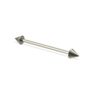 Long barbell (industrial barbell) with cones, 12 ga
