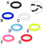 Acrylic segment ring, 8 ga