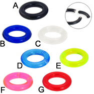 Acrylic segment ring, 4 ga