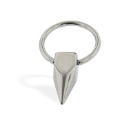Square Spike Captive Ring