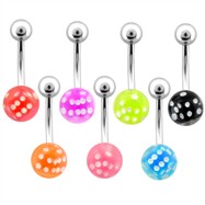 Dice Belly Ring