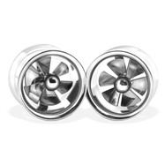 Pair Of Spinner Double Flare Steel Tunnels